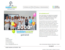 Tablet Screenshot of beddencoach.com